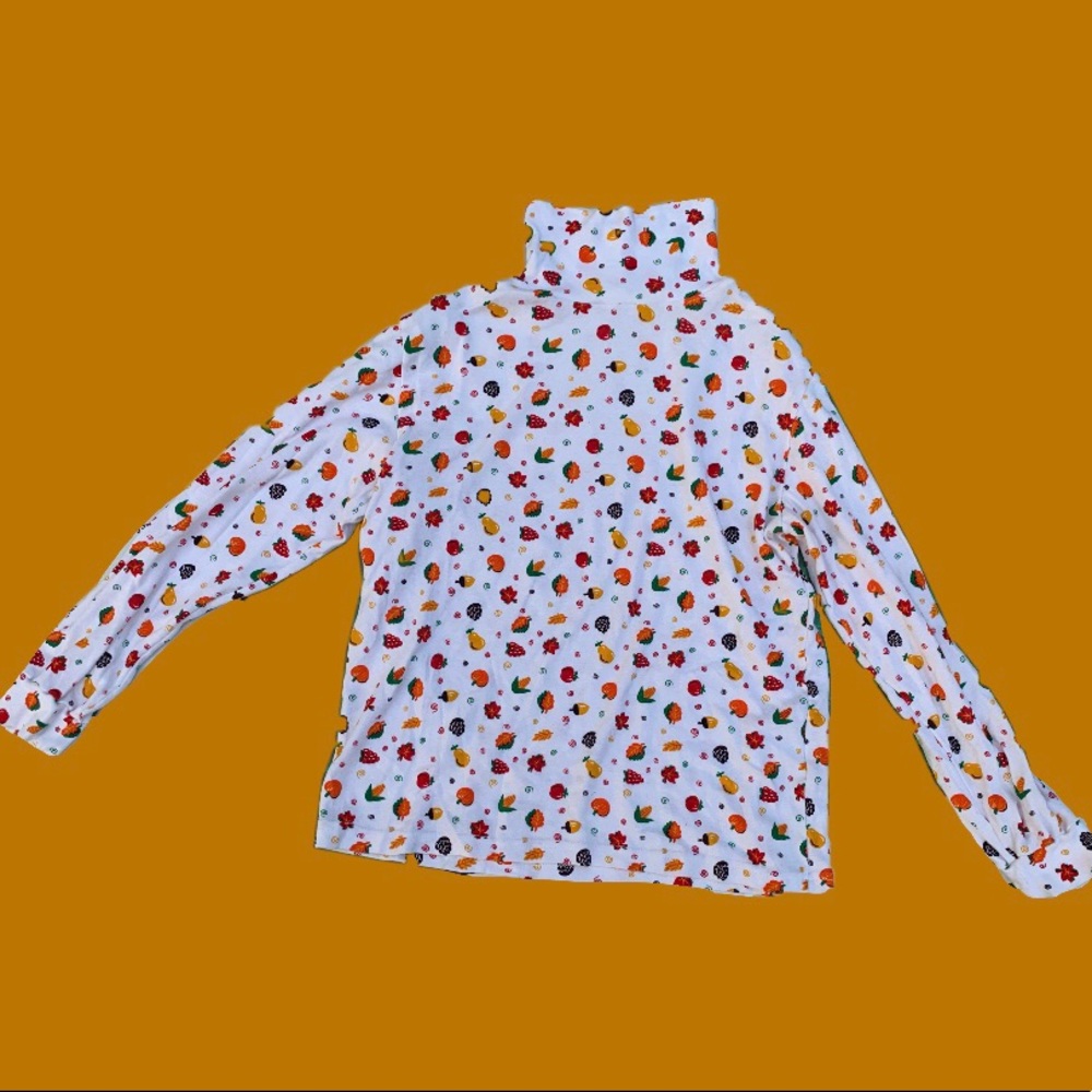 All Over Fruit Turtle Neck